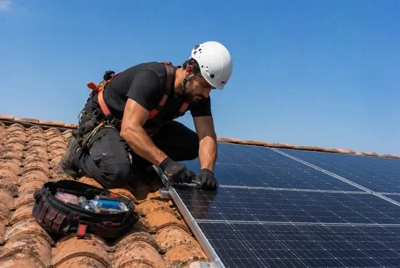 Maintenance et monitoring de panneaux solaires à Cambounet-sur-le-Sor